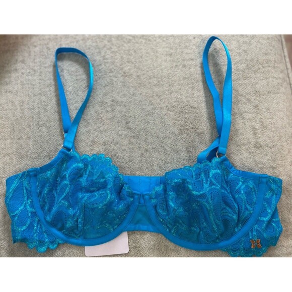 Savage X Fenty Savage Not Sorry Unlined Lace Balconette Bra 36C - Picture 5 of 9